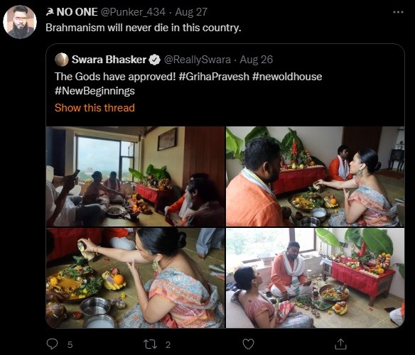 Swara Bhasker cancelled