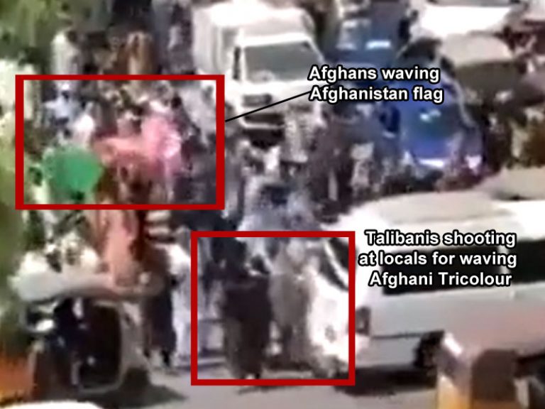 Taliban shot unarmed Afghans for protesting against the change of national flag, two died in Jalalabad