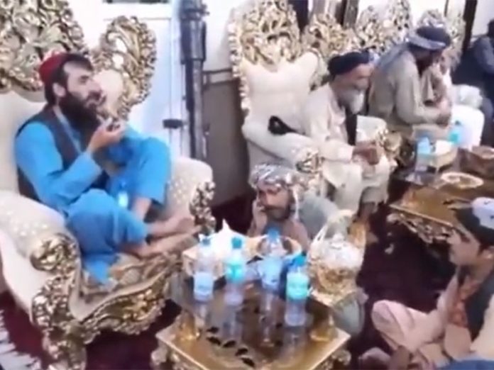 Taliban inside Governor's palace in Zaranj, visuals show them at all key locations