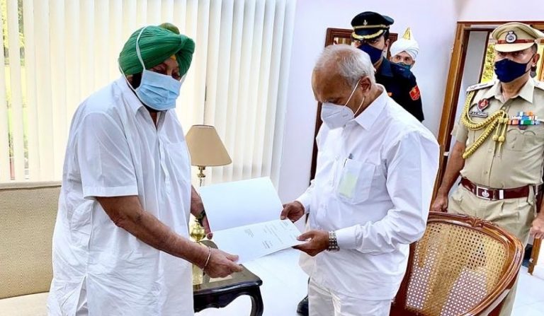 ‘I feel humiliated’: Punjab Chief Minister Amarinder Singh submits his resignation to the governor