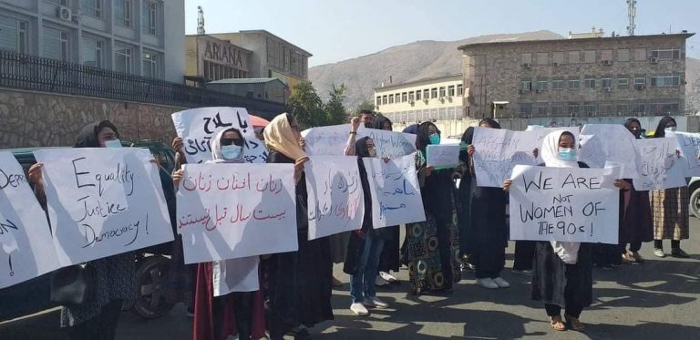 Kabul: Women’s protests turns violent, protesters say Taliban attacked them with tear gas shells