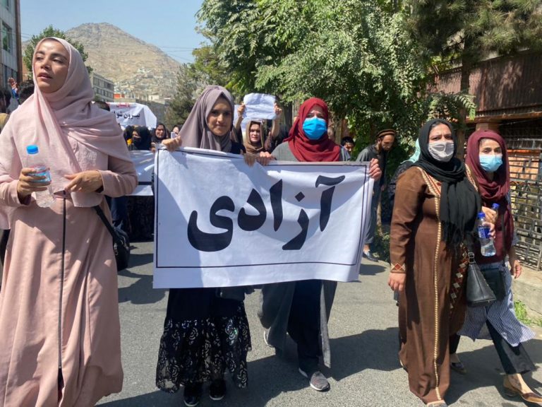 Watch: Taliban fires gunshots as Afghans chant ‘Azadi’, ‘Death to Pakistan’, ‘support Panjshir’ in Kabul, journalists arrested