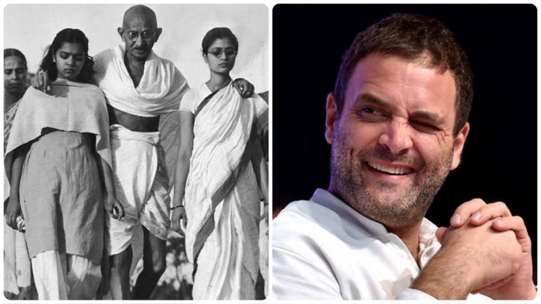 Rahul Gandhi slams Mohan Bhagwat for not having women around him like Gandhiji always had, Netizens remind him of Gandhi’s “experiments with celibacy”