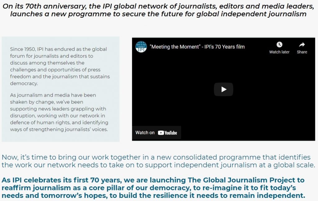 The Wire received a prize from the International Press Institute (IPI) in collaboration with International Media Support (IMS)
