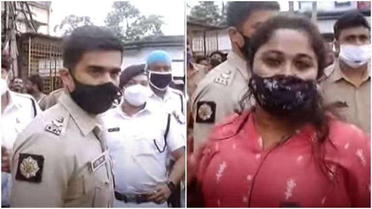 Kolkata police officer stops journalist from reporting BJP protest near CM house, BJP says he molested and manhandled Priyanka Tibrewal