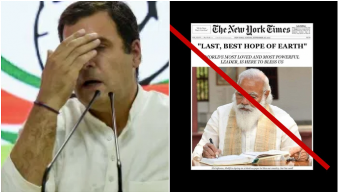 NYT 'fact-checks' Modi meme that was obviously fake, Congress celebrates