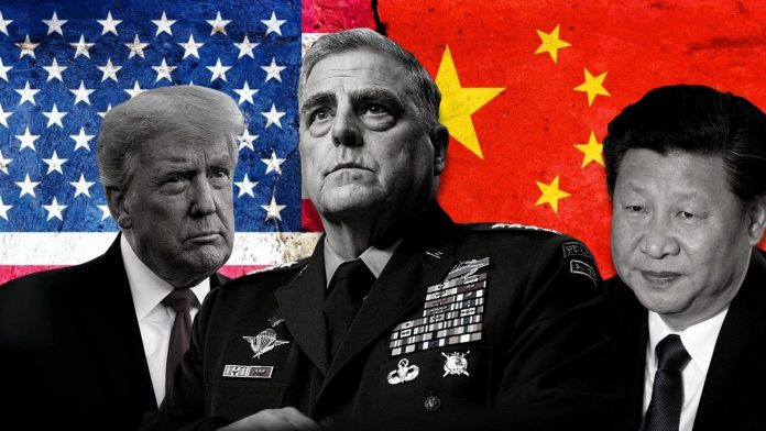 While Trump was in office, USA's Joint Chiefs Chairman Mark Milley was making secret calls to the Chinese, promising them advanced warning in case Trump orders an attack