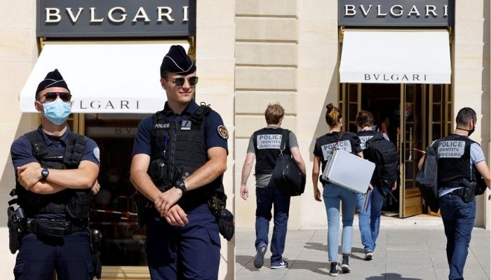 Jewel heist in France: Bvlgari showroom robbed in Paris, suspects fleeing in BMW arrested