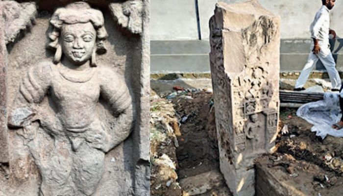 Uttar Pradesh: ASI team unearths remains of 1500-year-old temple from Gupta era with inscriptions in Shankhalipi script