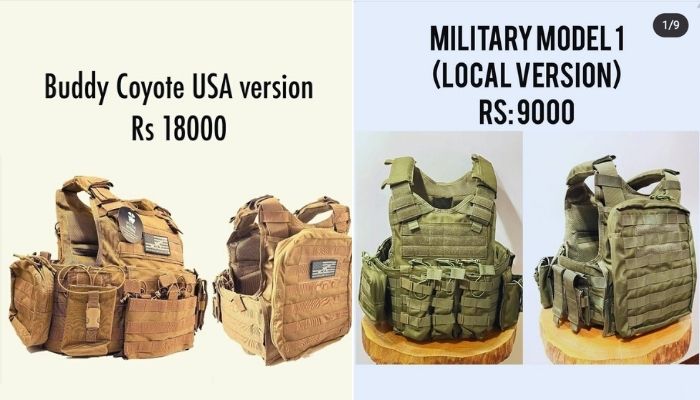 Pakistani journalist accuses Pakistani company of selling US military vests left in Afghanistan, the company says it makes them in Pakistan