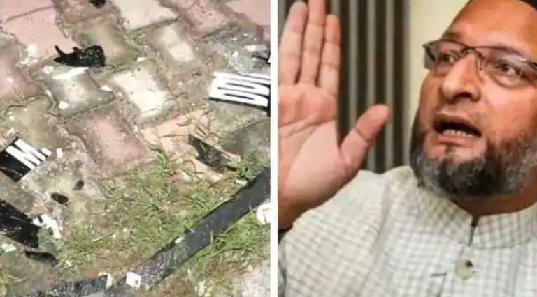 Asaduddin Owaisi claims his Delhi residence ‘vandalised’, five ‘Hindu Sena’ men detained