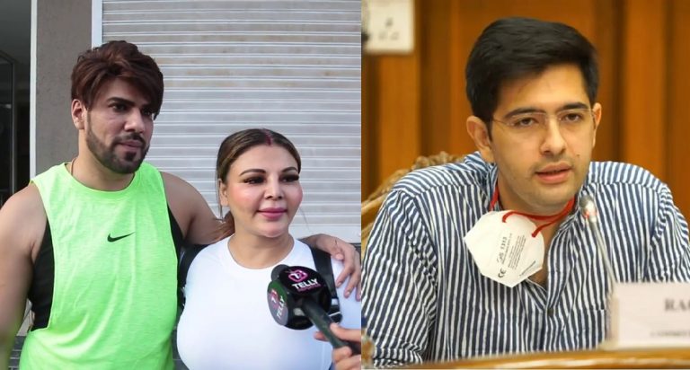 ‘Raghav Chadha, stay away from me and my name,’ Rakhi Sawant tells AAP leader after he dragged her name in fight with Navjot Singh Sidhu