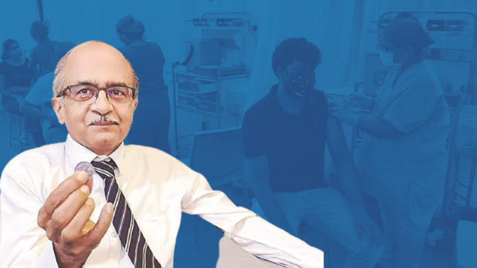 Prashant Bhushan continues to spread anti-vaccine propaganda, lies about Sweden