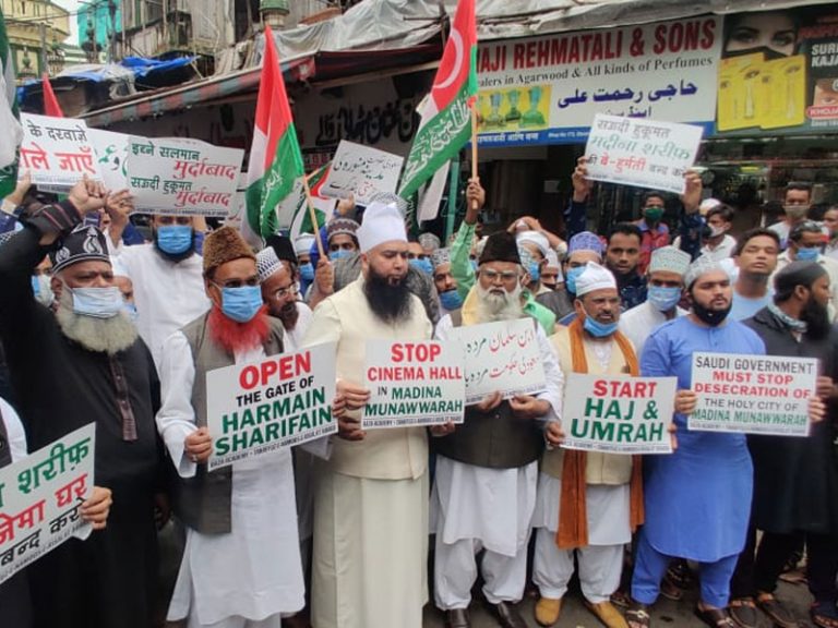 Islamists of Raza Academy triggered by Saudi Arabia’s decision to open cinema halls in Madina city, call for protests