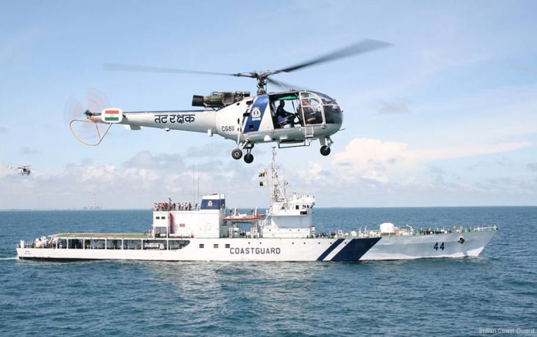 Indian Coast Guard rescues seven fishermen stranded in sinking boat off Diu in daring night mission