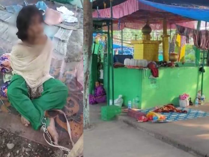 Girl tied up in chains rescued from Hussaini Karbala in Jamshedpur