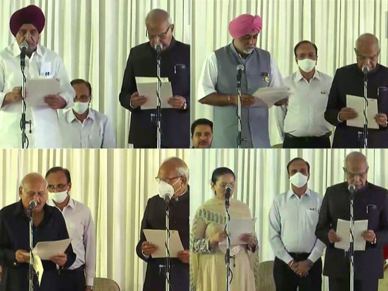 Five ministers from Amarinder Singh govt dropped by new Punjab CM Charanjit Singh Channi, seven new faces inducted in the cabinet
