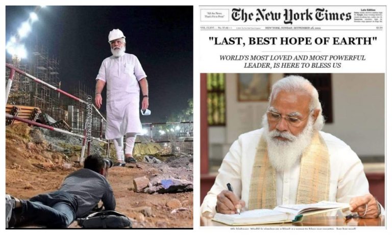Congress social media head posts morphed image of PM Modi, Twitter doesn’t mark it ‘manipulated media’, fact-checkers let it go