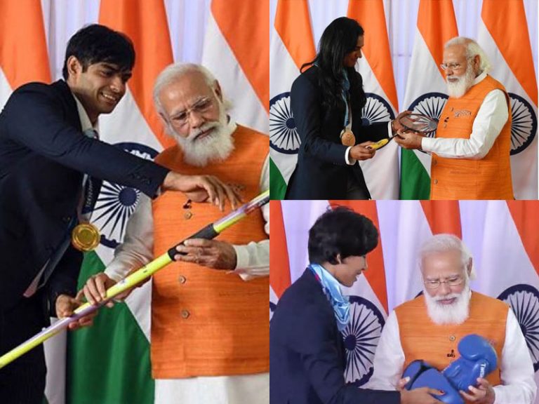 Angvastra autographed by Paralympics athletes, Javelin used by Neeraj Chopra leading the bid at e-auction of PM mementos