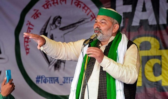 'Farmer' leader Rakesh Tikair raises Allahu Akbar slogans at Kisan Mahapanchayat, ups the anti-BJP election campaign in UP