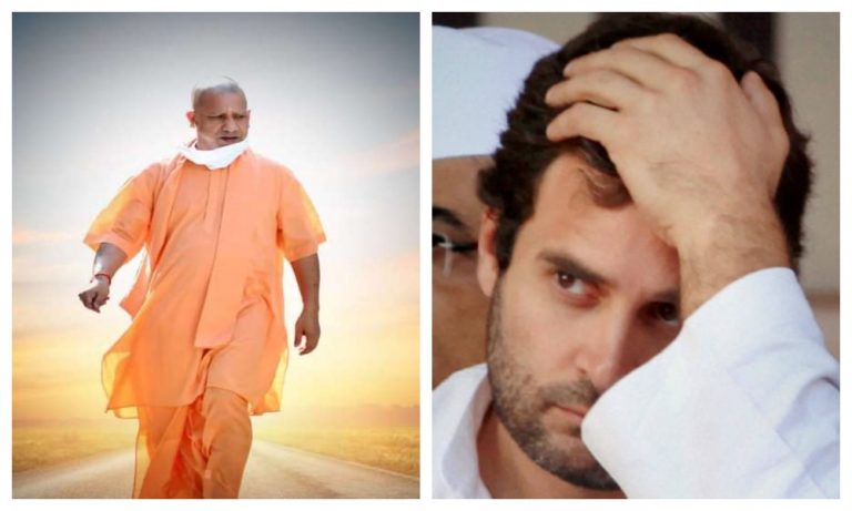 Yogi Adityanath hits a sixer on Rahul Gandhi’s full toss