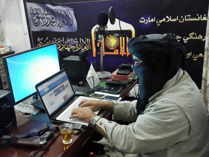 Taliban on computer