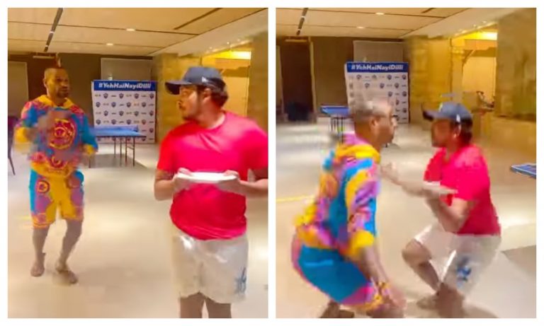 Shikhar Dhawan and Prithvi Shaw indulge in the viral ‘Mani, pohe banenge’ meme, video viral