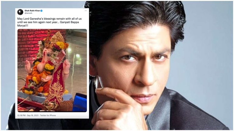 Shah Rukh Khan says ‘Ganpati Bappa Morya’ and Islamists, with blue ticks, wish death on him, fourth year in a row