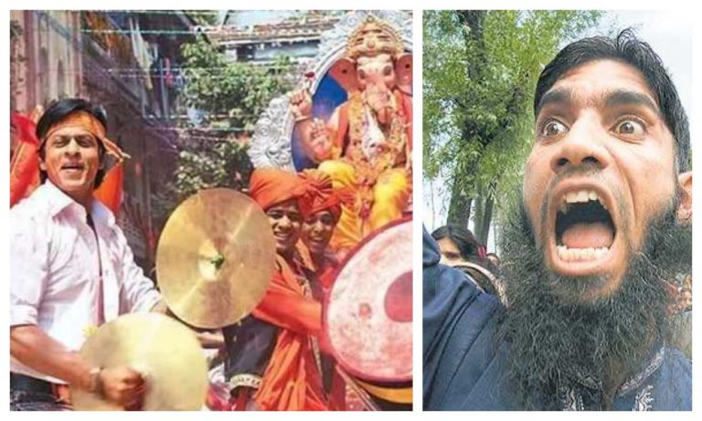 No Ganpati Bappa Morya tweets by SRK this year, did Islamist hate force him to celebrate in private?