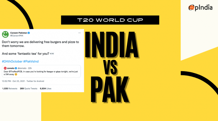 Ahead of India-Pakistan T20 World Cup match, app Careem makes ‘fantastic tea’ jibe in reference to Balakot air strikes