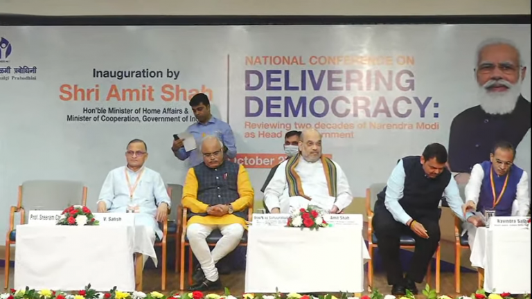 Multi-party democratic system was about to collapse when Narendra Modi became PM: Amit Shah on Modi completing 20 years as head of govt