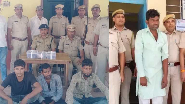 Cow smugglers open fire on police in Rajasthan in two separate incidents injuring two cops, four arrested