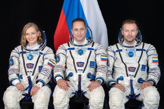 Russia sends actress Yulia Peresild and director Klim Shipenko to shoot the first ever movie The Challenge in space