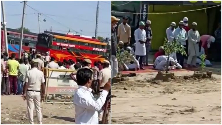 After sector 47, residents in Gurugram sector 12 protest against Namaz at public place, raise ‘Jai Shri Ram’ slogans
