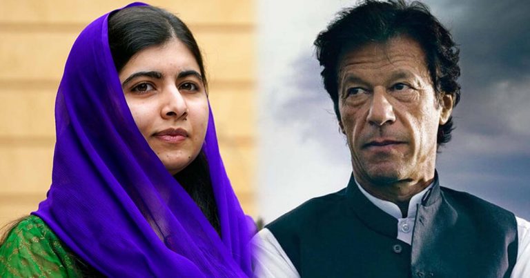 Malala praises Imran Khan for standing up for girls’ education after Pakistan harboured and nurtured Taliban which shot her in the head