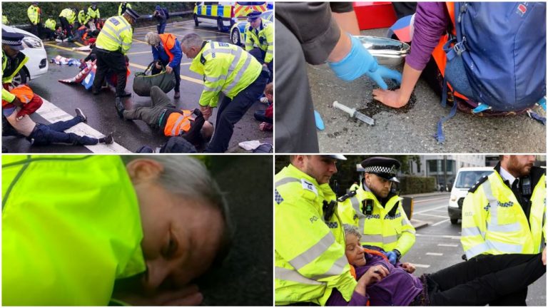 ‘Insulate Britain’ protestors stick their faces and hands on the road with superglue, some regret later: Read what it is all about