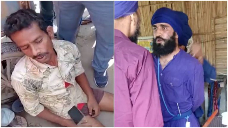 Watch: Nihang Sikh breaks leg of poultry farm worker at Singhu border for refusing to give him chicken