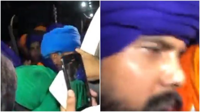 Haryana Police arrests one Nihang Sarabjit accused in the brutal murder of Lakhbir Singh at Kundli border amidst chants of ‘Bole So Nihaal’