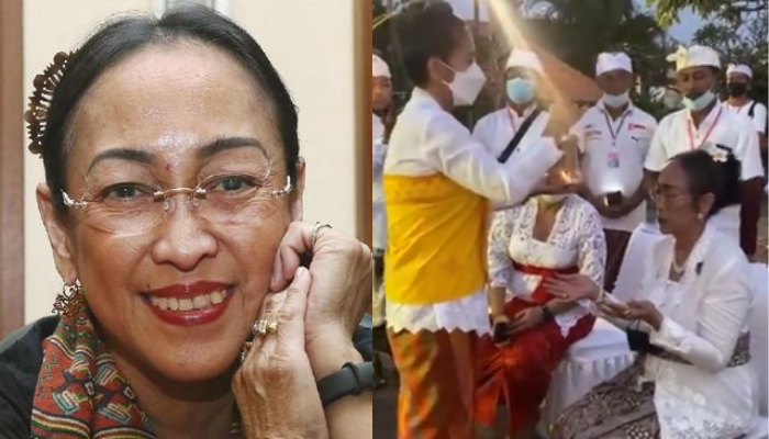 Indonesia: Sukmawati Sukarnoputri, daughter of former president, performs Sudhi Wadani ceremony, formally converts to Hinduism from Islam