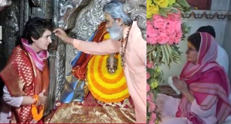 Chunavi Hindu: Congress general secretary Priyanka Gandhi Vadra starts visiting temples ahead of UP elections