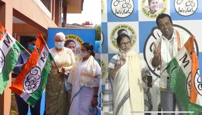 Weeks after post-poll violence in Bengal, tennis star Leander Paes and actress Nafisa Ali join TMC in Goa