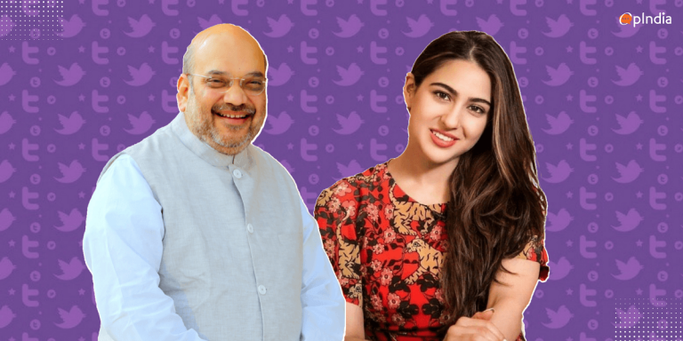 Sara Ali Khan wishes Amit Shah on his birthday, gets attacked by leftists, others suspect it is a ‘fake account’