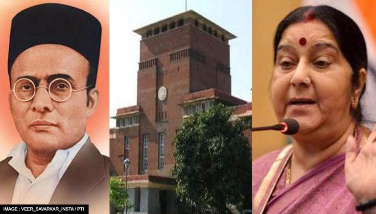 Two new colleges under Delhi University to be named after Veer Savarkar and Sushma Swaraj