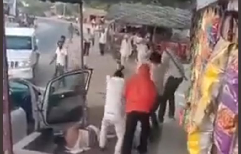 Congress leader attacked in Bikaner by unknown assailants on a crowded road in Congress-ruled Rajasthan: Watch