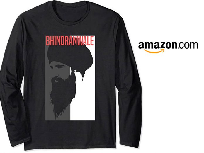 Is Amazon selling Bhindranwale t-shirts in India