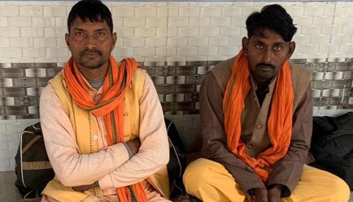 Two Muslim youths detained by police in Ayodhya for roaming around dressed up as Hindu Sadhus ahead of Diwali