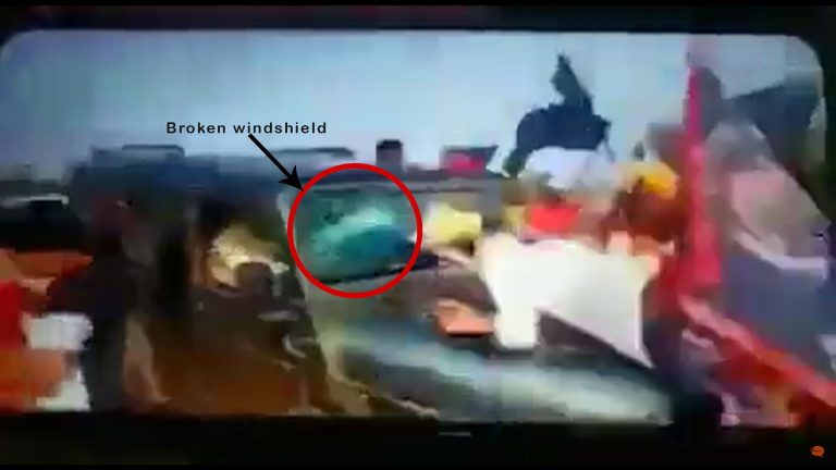 Lakhimpur Kheri: New viral clip shows vehicle could have been attacked, leading to driver losing control and running over ‘farmer’ mob