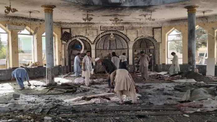 Afghanistan: At least 100 killed or injured after suicide bomber targets Shia Mosque in Kunduz