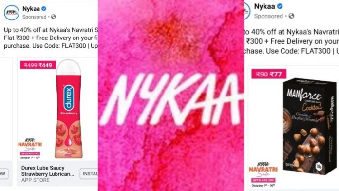Nykaa sells condoms in the name of Navratri, insult Hindu sentiments
