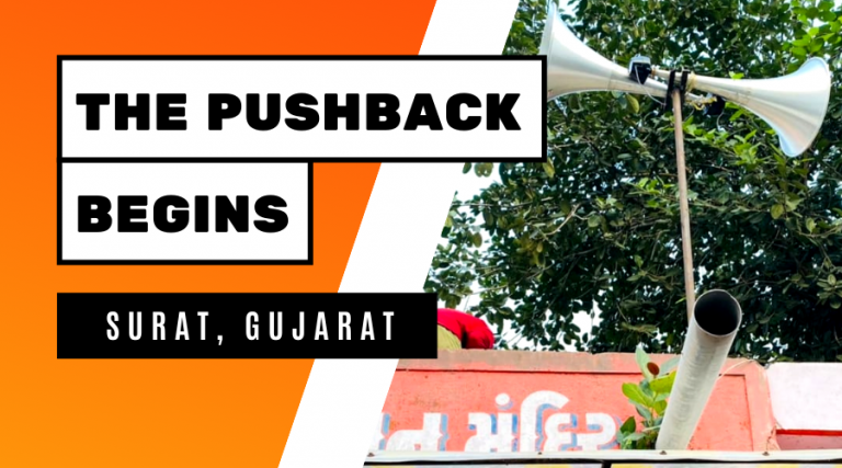 The pushback begins: Surat residents play Hanuman Chalisa twice a day from temples, rooftops to get close to Dharma
